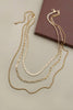 Gold Chain Multi Layer Necklace