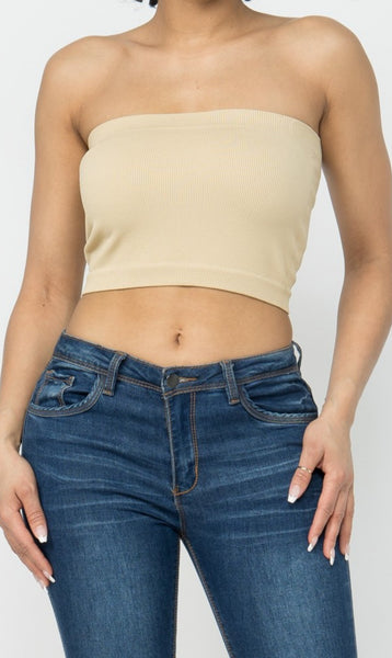 Seamless Nude Crop Tube