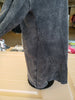 Black Vintage Washed Oversized Top S-3XL