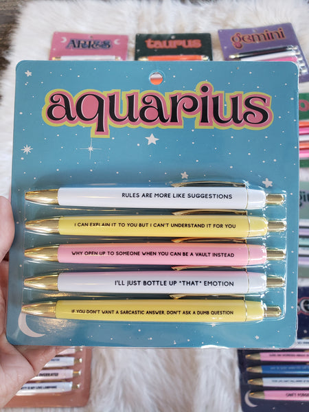 Aquarius Pen Set