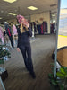 Black Soft Knit Foldover Flare Pants