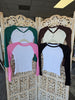 Chocolate Raglan Fitted Long Sleeve
