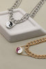 Silver YinYang Double Layer Choker