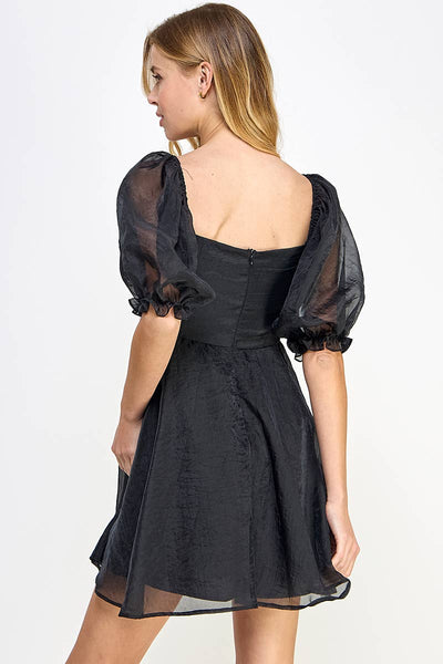 Black Babydoll Mini Dress – Best Dressed Boutique