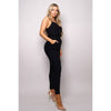 Black Tie Front Jumpsuit