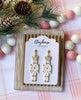 Nutcracker Clay Earrings: Off-White