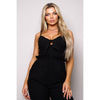 Black Tie Front Jumpsuit