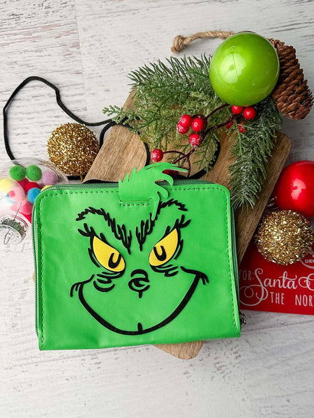 Grinch Zipper Purse – Best Dressed Boutique