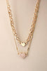 Double Layer Heart Necklace