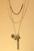 Cluster Charms Multi Layer Necklace
