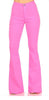 Neon Pink Stretchy Bell Bottoms