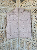 Light Khaki Polka Dot & Bow Puffer Vest