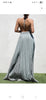 Sage Halter Maxi Dress W/Lace