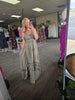 Olive Maxi Dress With Lace Detail