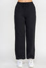 Black Fleece Straight Leg High-rise Jogger