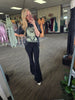 Black Stretchy Bell Bottoms