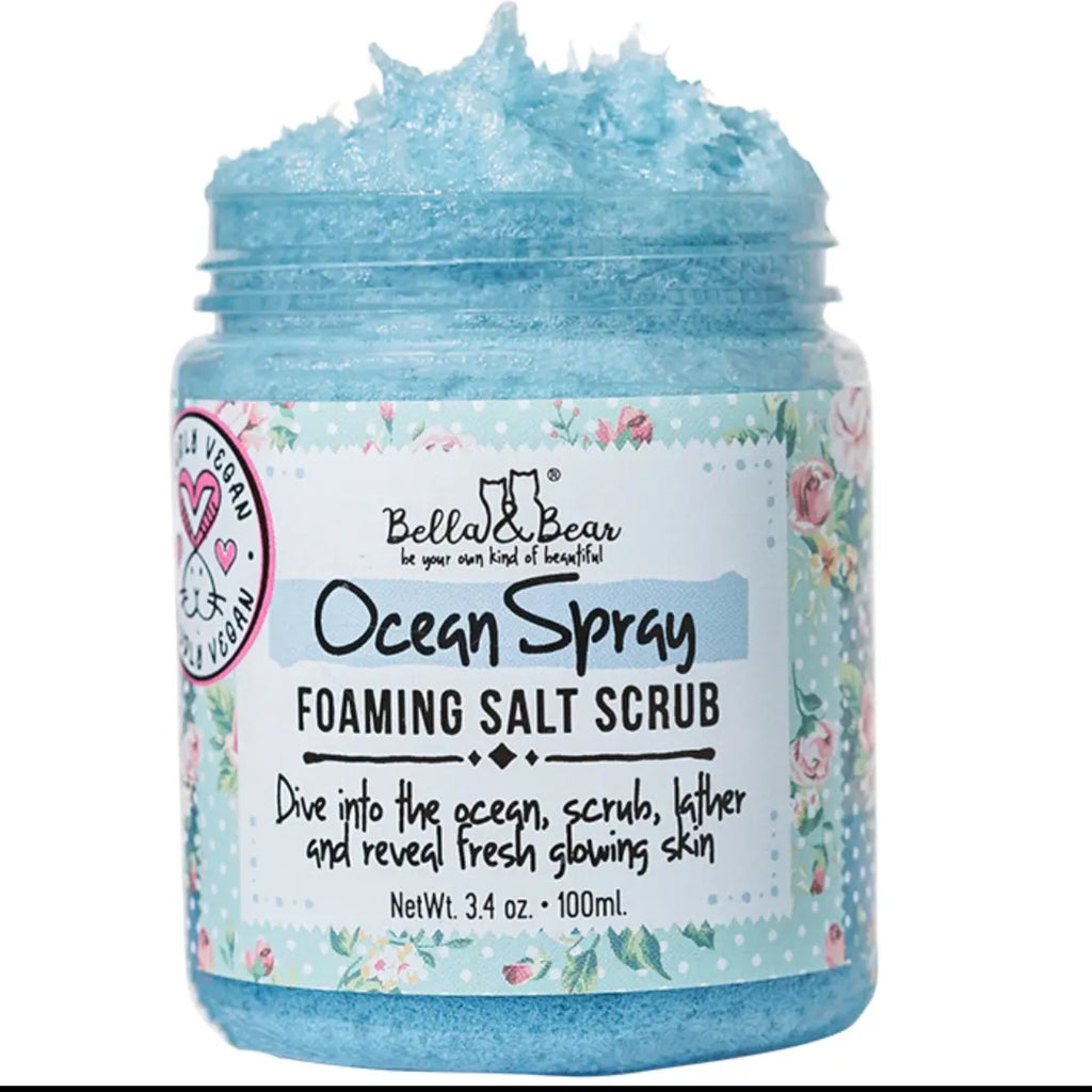 Ocean Spray Salt Body Scrub | Exfoliator | Travel Mini 3.4oz