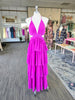 Orchid Layered Maxi W/Cut Outs