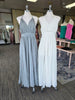 Sage Halter Maxi Dress W/Lace