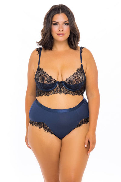 Nicole Two Pieces Bra Set Plus lingerie