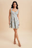 Lt. Blue Sequin Embroidered Mine Dress