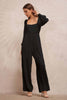 Black Open Back Jumpsuit