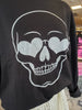 Diva Shimmer Skull Sweatshirt
