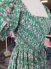 Nelle Green Floral Mini Dress