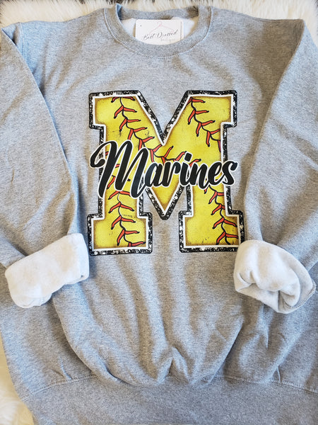 Marines Softball Sweatshirt