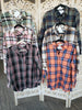 Pink/Black Plaid Flannel