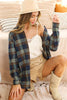 Navy/Brown Plaid Flannel