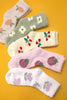 Cherry Fleece Fuzzy Socks
