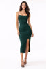 Evergreen Basic Maxi Slit Dress