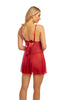 FRANCESCA BABYDOLL WITH BOW Red