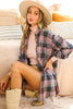 Pink/Black Plaid Flannel