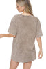 PUFF' Longhorn Graphic Washed Boyfriend Tee