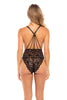 Black Jeana Lace Teddy