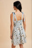 Lt. Blue Sequin Embroidered Mine Dress