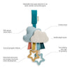 Ritzy Jingle Cloud Attachable Travel Toy