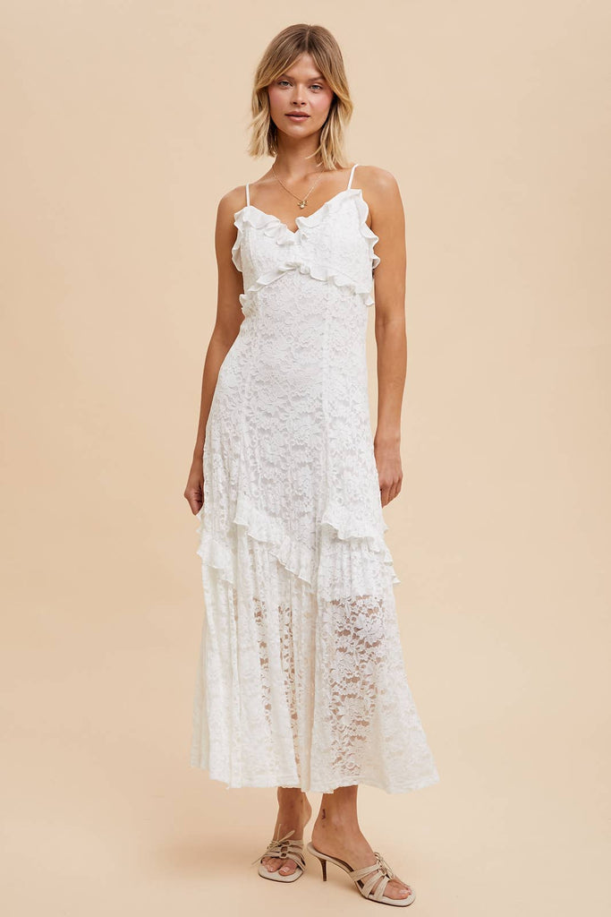 White Vintage Lace Maxi Dress Best Dressed Boutique White Vintage Lace Maxi Dress Best Dressed Boutique