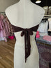 Brown Lace Fringed Top