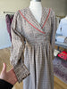 Babydoll Vintage Collar Plaid Midi Dress