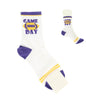 Purple/Yellow Game Day Socks