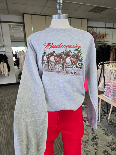 Budweiser Christmas Sweatshirt