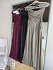 Black Ruched Strapless Jumpsuit