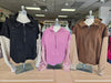 Mocha Multi Color Block Hoodie