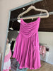Bright Mauve Strapless Tube Top Romper