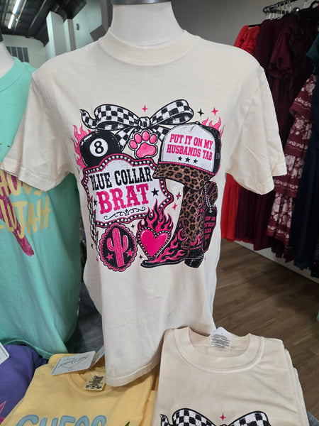 Blue Collar Brat Tee