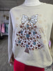 Western Bow Christmas Tree Sweatshirt