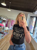 Vintage Luxe "tequila & Salt" Crop Tee